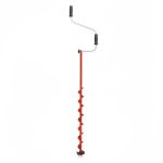 Ледобур ЛР Спорт 80 мм, левое вращение, цельнотянутый шнек Тонар