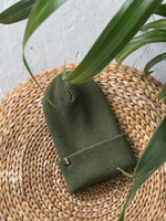 Шапка вязаная зимняя МУЛА (Полынь)