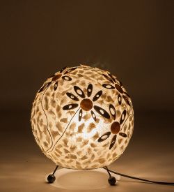 Decor and Gift 34-017 Светильник из перламутра «Яйцо дракона» мал. - Вариант A