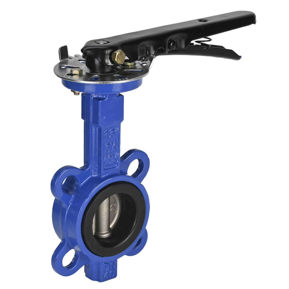 Water Butterfly Valve Elephant WBV1332N-2W-Fb-H body material - Cast iron GGG50, disk material - Stainless steel 316L, seal - NBR with handle