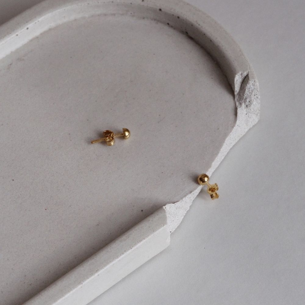 Пусет Hemisphere, позолота