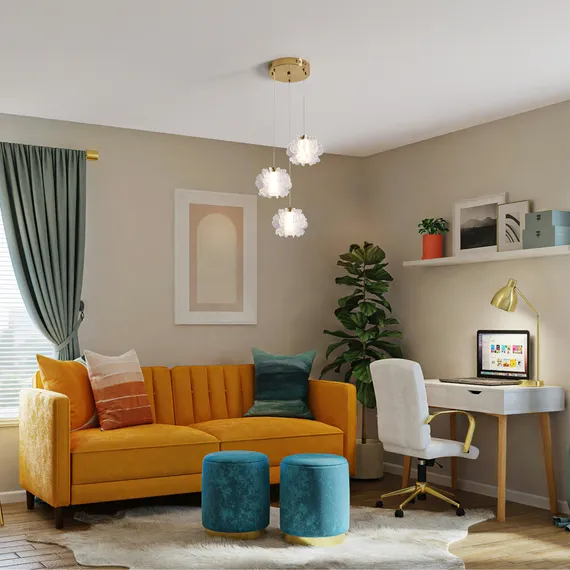 Подвесной светильник FR6242PL-L24BS Алетта / Aletta 24 Вт LED Freya fr6242pl-l24bs