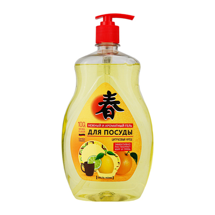 Гель для мытья посуды «Цитрусовый фреш» 1л (флакон ПЭТ)