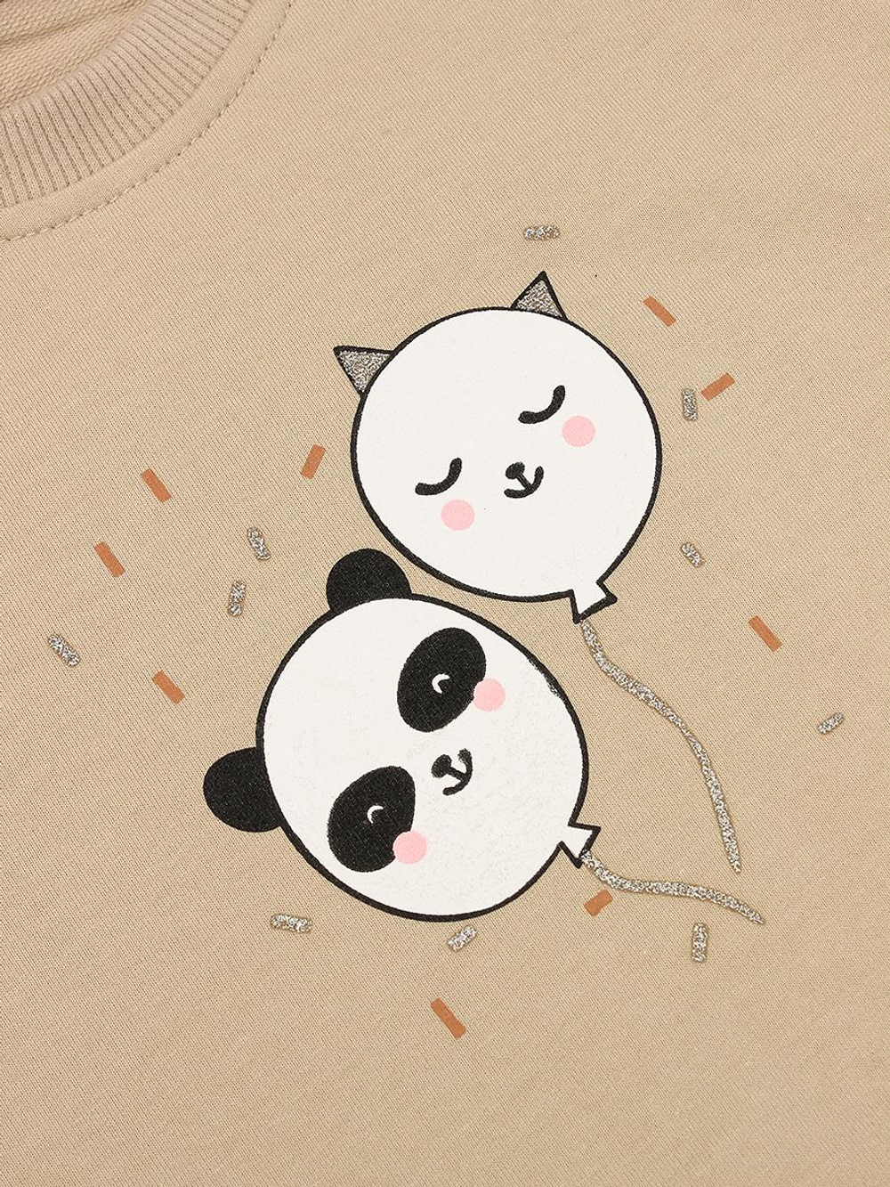 Джемпер д/девочки M1141F-3/6 р.116 бежевый (Такро)