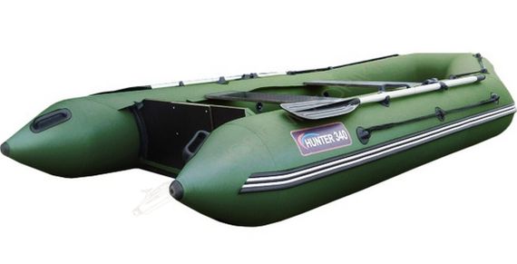 Лодка Хантер 340 (зеленый)