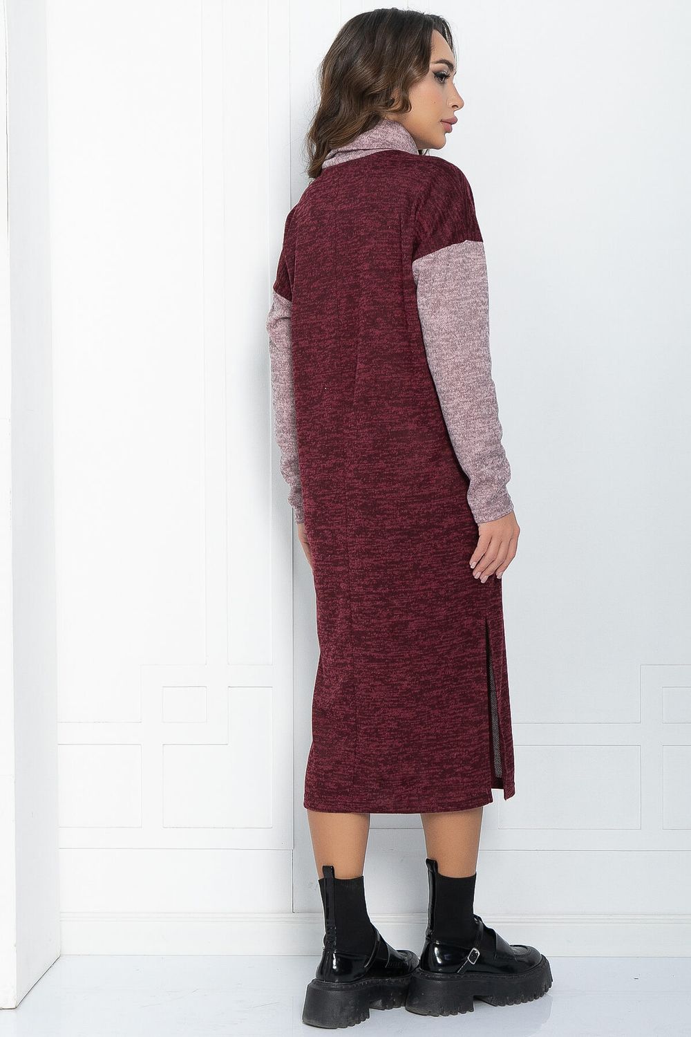 Платье Мишель (бордово-розовое) П11810 LT Collection