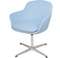 Крутящееся кресло A646-5 (Elegance S), голубой кашемир, ножка хром