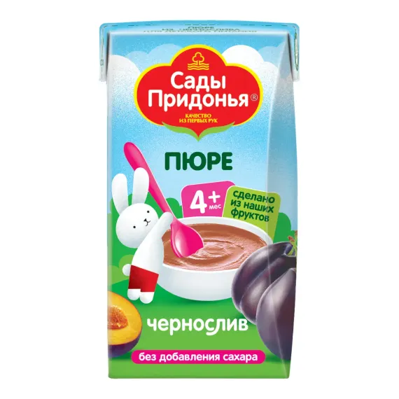 Пюре Сады Придонья чернослив 125г с 4месяцев