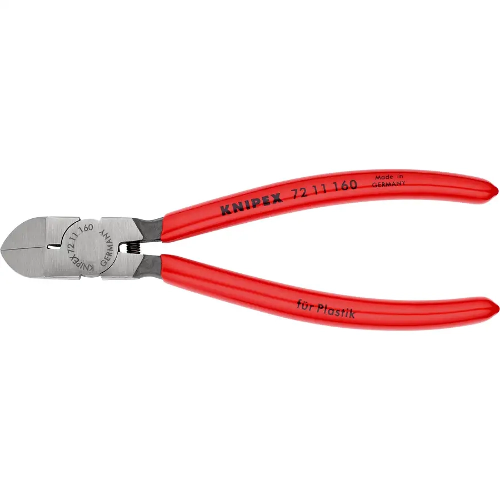 Кусачки боковые для пластмассы 160 мм Knipex 72 11 160 SB