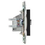 SKANDY Розетка TV оконечная SK-A12Bl черный IEK