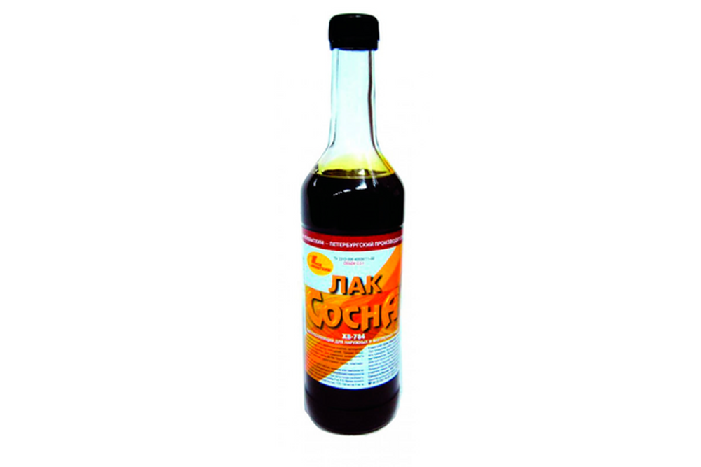 Лак ХВ-784 Сосна 0,5л Новбытхим