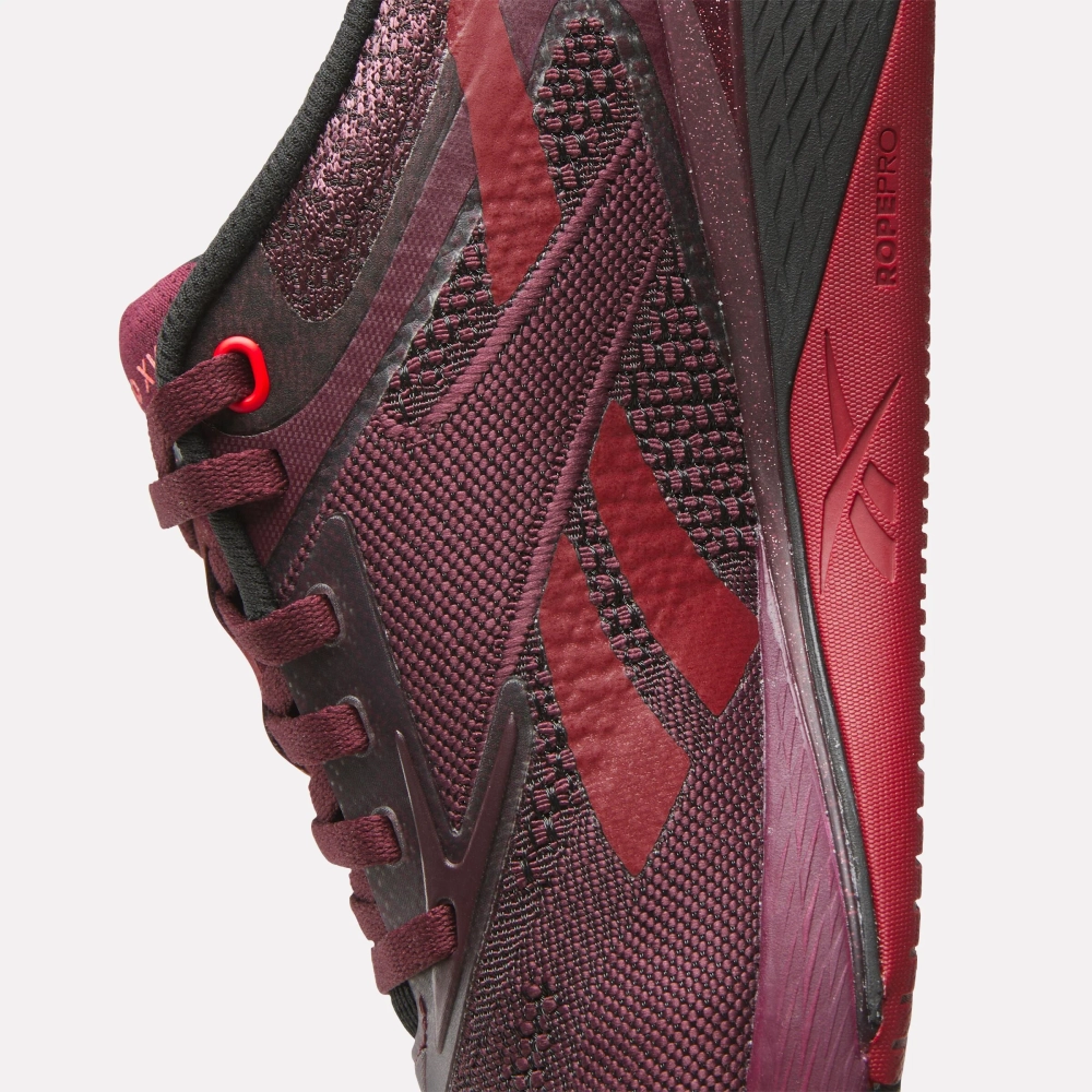 Кроссовки женские Reebok Nano X5 (Бордовые)