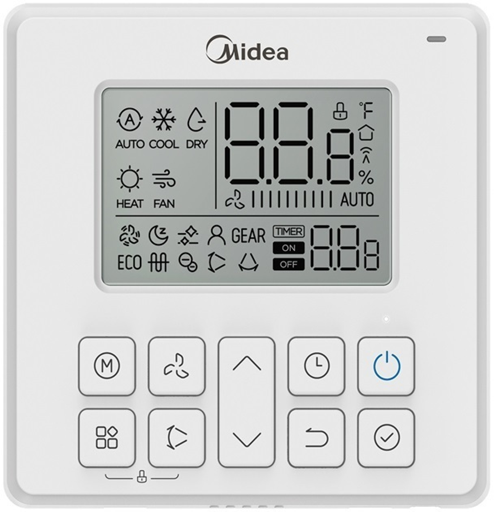 Сплит-система кондиционер канальный Midea MTI-60HW1N1P-R/MOU-55HN1-LR на 160 м²