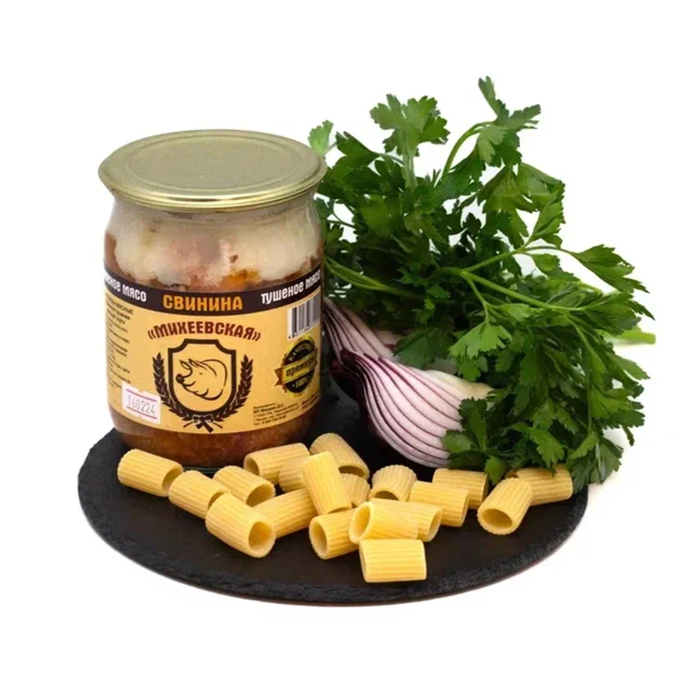 Тушенка " Михеевская" мясо свинины . Высший сорт
