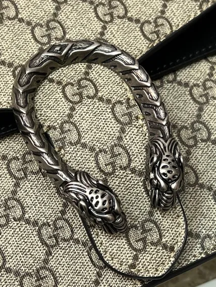 Сумка Gucci Dionysus GG Supreme Small бежевый/черный