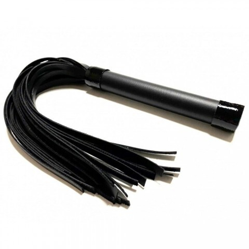 Плеть из эко-кожи чёрная