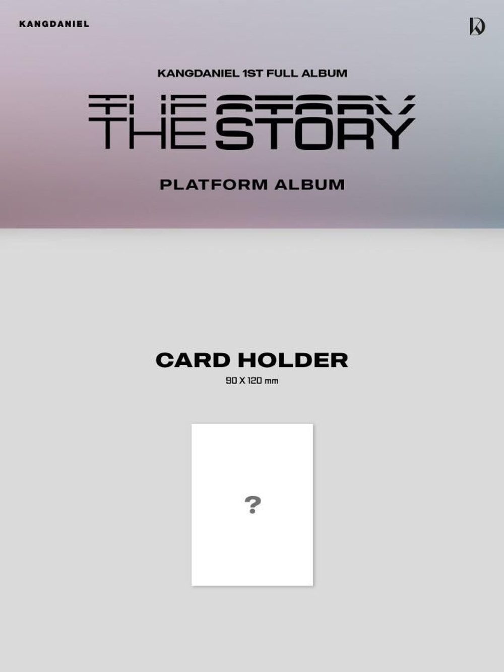 Альбом KANG DANIEL - THE STORY 1st Full Album PLATFORM Version