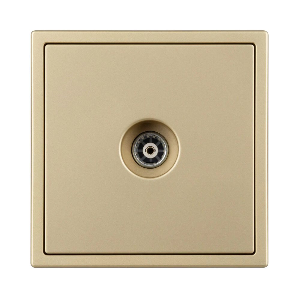 Механизм телевизионной розетки SCT-NOBE-MTV1-SFPL-GD (Arlight, Золотой песок) 054294