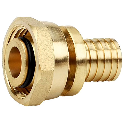 Муфта VARMEGA Slide-fit переходная (на евроконус) с накидн. гайкой, 20x3/4"EK, акс., латунь, VM51712