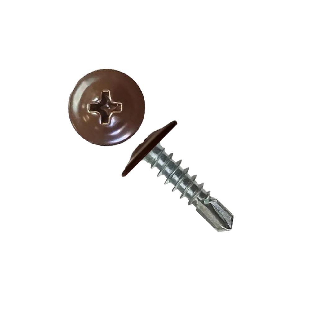 Саморез ПШС 4,2х19 RAL 8017 (1000)