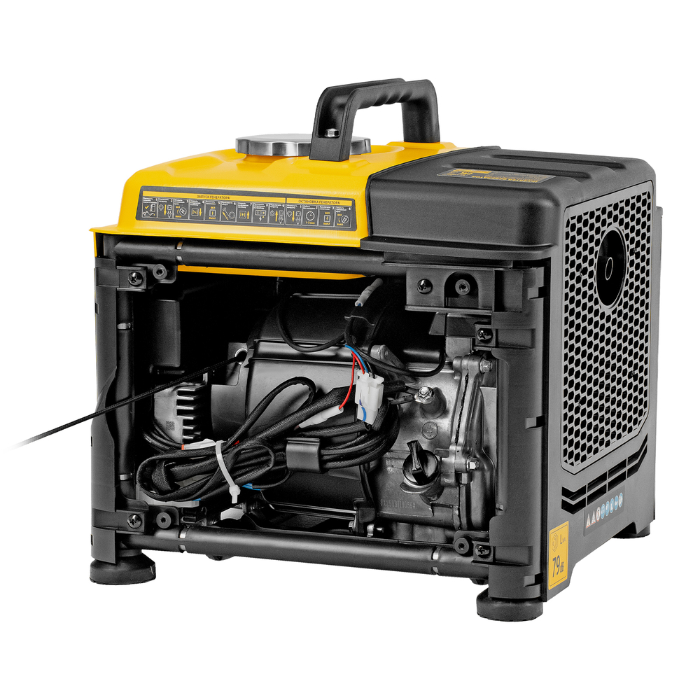 Генератор инверторный GS-1100iF, 1,1 кВт, 230 В, ручной старт DENZEL
