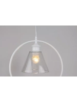 Подвесной светильник с птичкой E27*60W белый