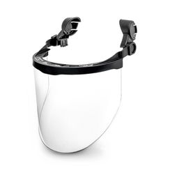 Щиток защитный лицевой РОСОМЗ КБТ SUPER ВИЗИОН с креплением на каску, арт. 04397-2