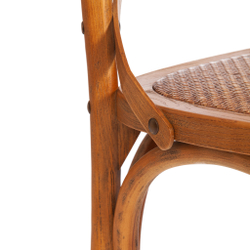 Стул CROSS BAR (mod.CE6002) дерево вяз, 49.5*52.5*117, Груша (№3)