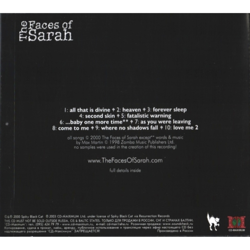 The Faces Of Sarah / Twentyfour (RU)(CD)
