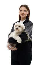 Костюм женский летний «ЮЖНАЯ ШИРОТА» (куртка+брюки) цв.черный/серый