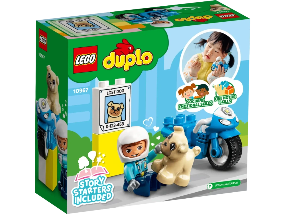 Конструктор LEGO Duplo 10967 Полицейский мотоцикл