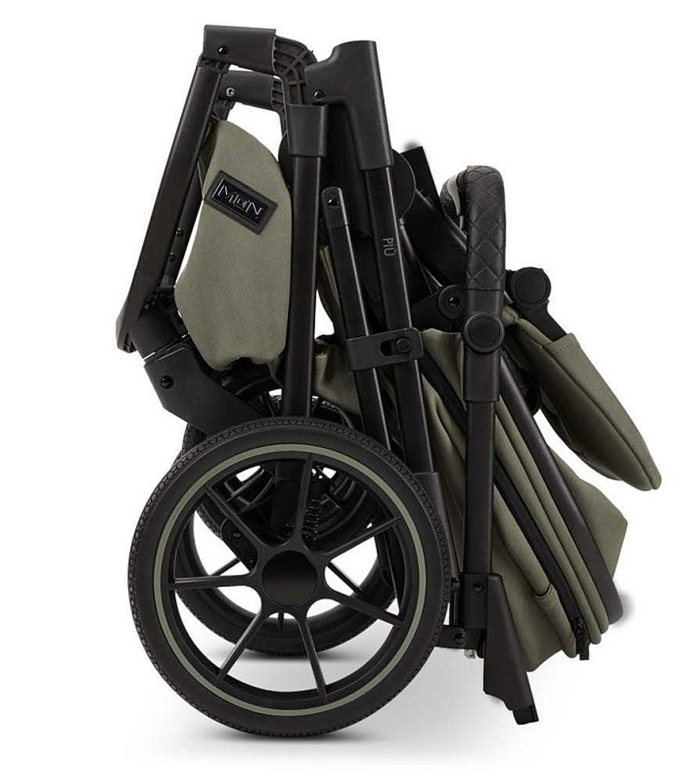 Коляска Moon Piu 2 в 1 Moss Green
