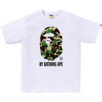 A Bathing Ape Bathing Ape Abc Camo Футболка Cotton Drop Shoulder Sleeve Summer 0zxtem005101q