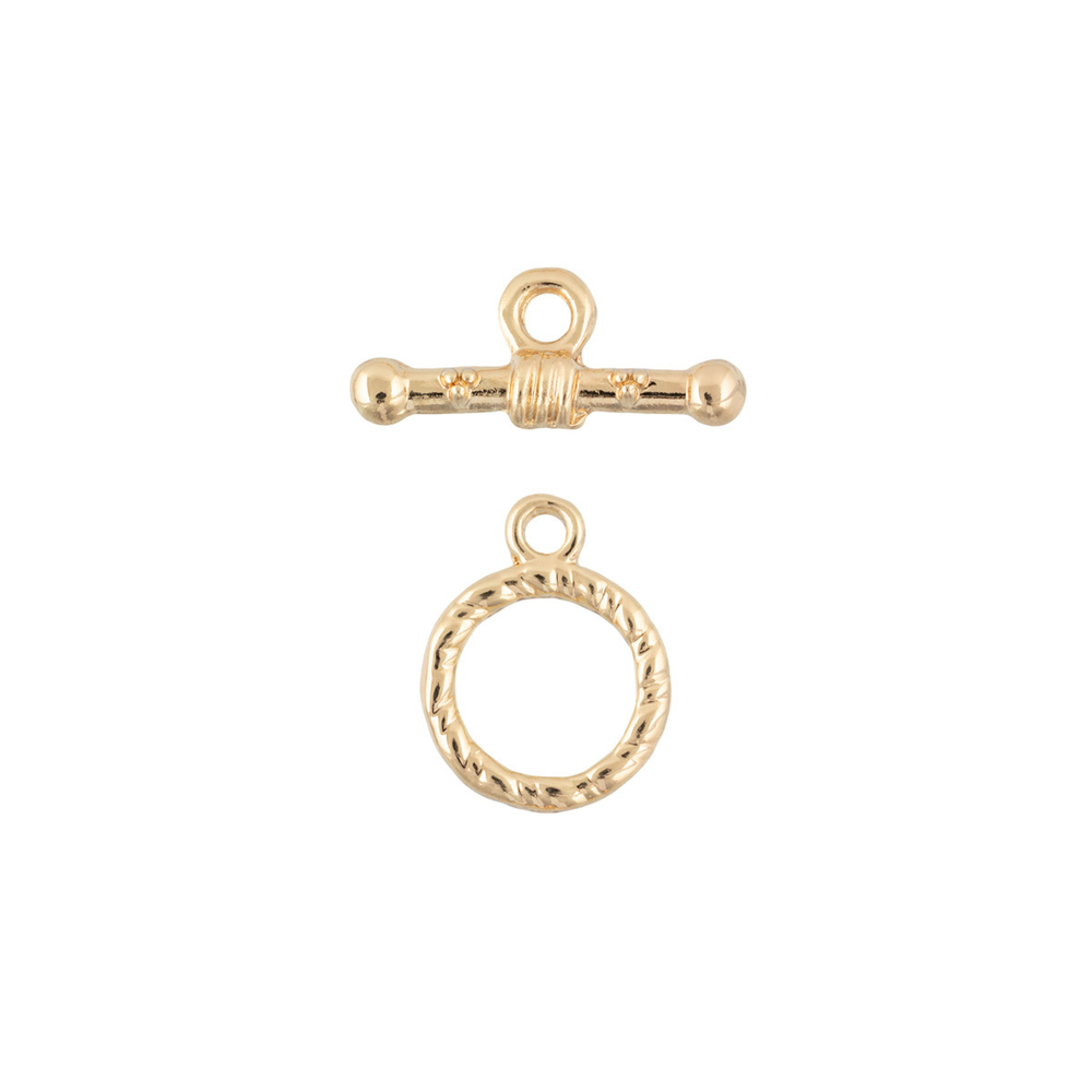 "Zlatka" Замок-тогл FMK-Q02 12 х 16 мм 1 шт 02 под золото