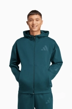 Кофта adidas Z.N.E. Full-Zip - зеленый