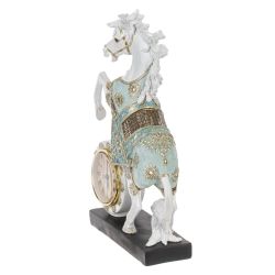 GAEM Фигурка декоративная "Лошадь" с часами (AAx1,н/п), L23 W7 H33 см