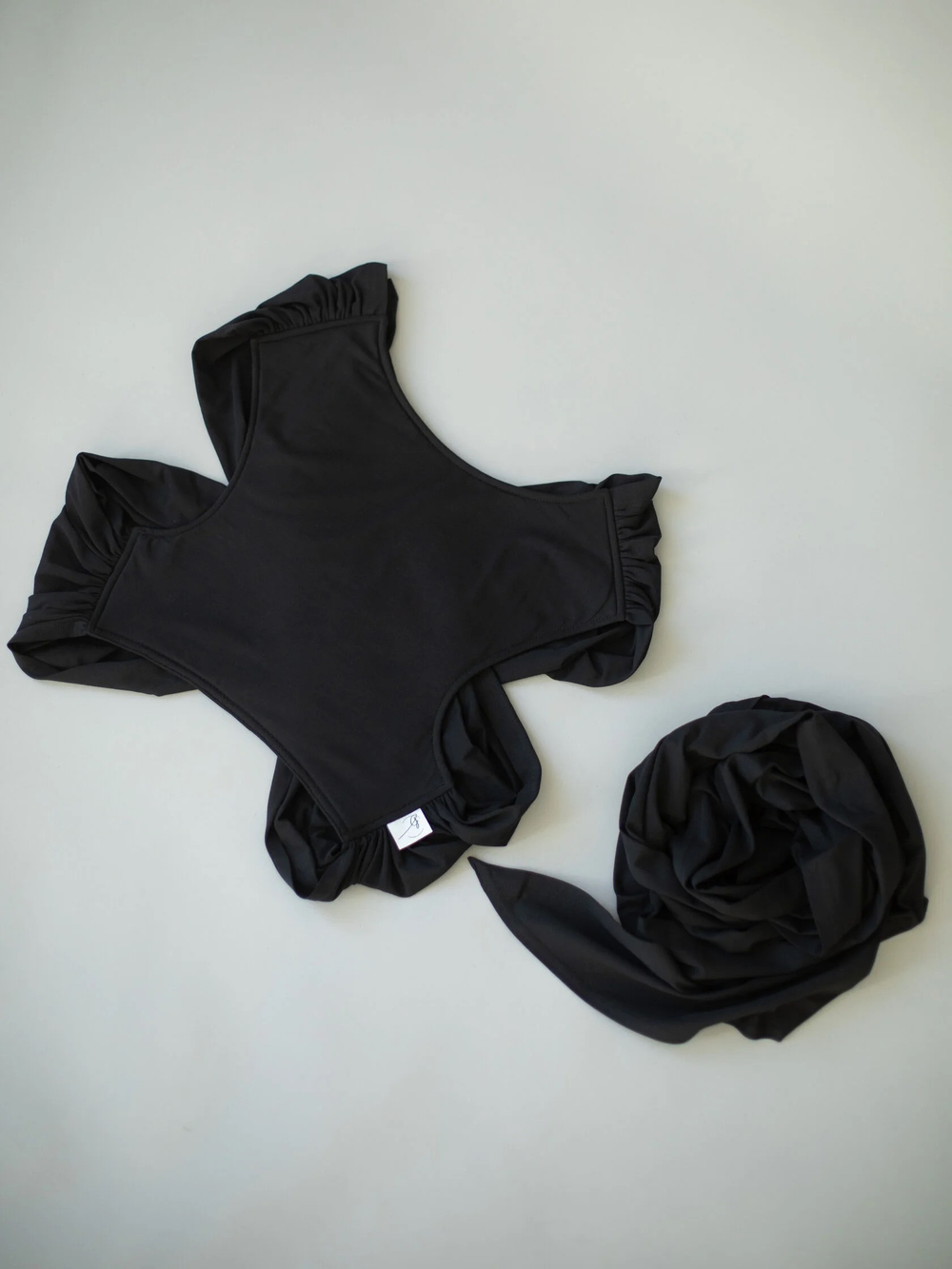 Трикотажный слинг QUICK HUGS (без намотки) цвет Уголь