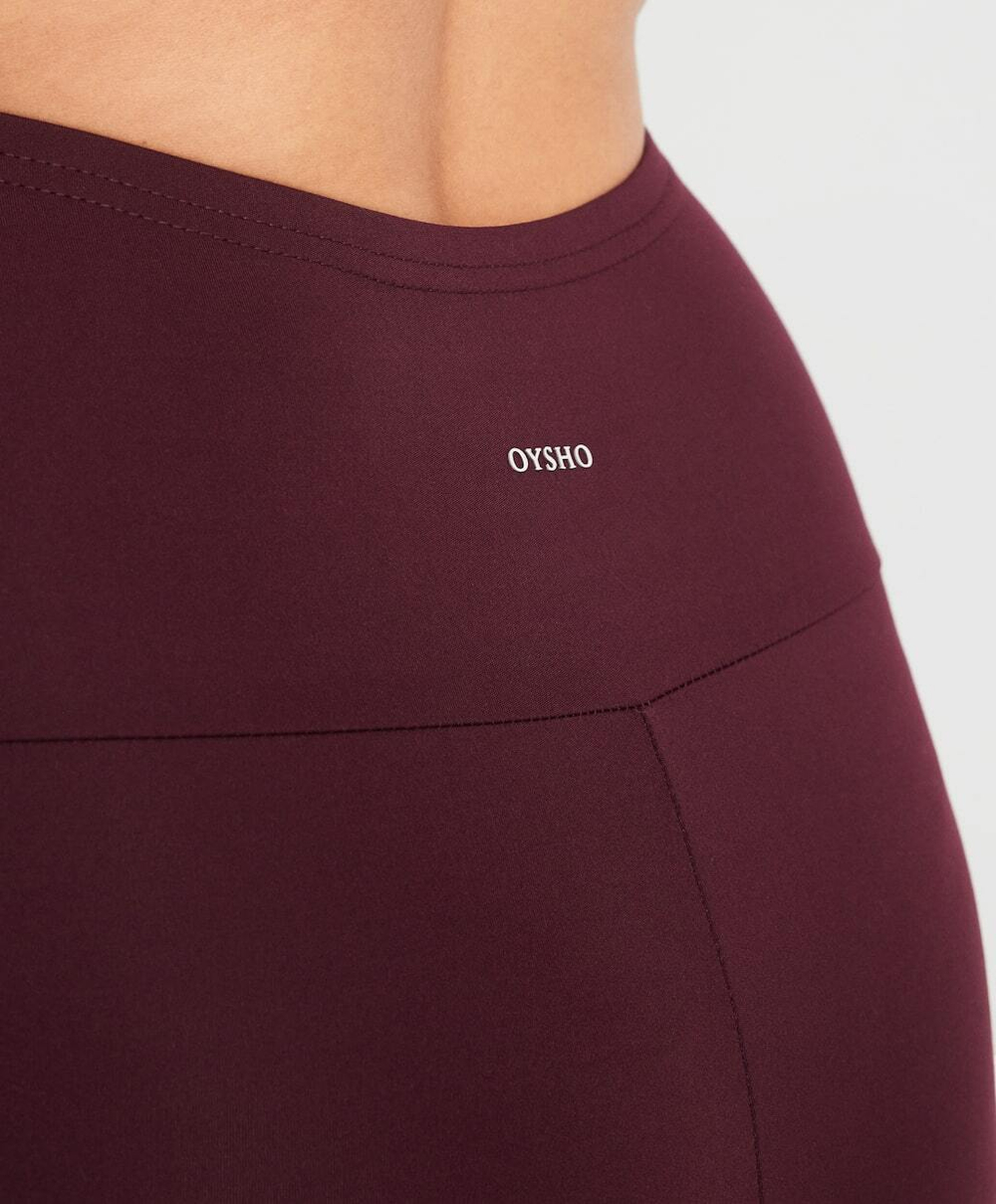 OYSHO Удобные легинсы для будущих мам, бордовый
