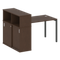 Метал Систем Куатро Стол письменный с шкафом-купе на П-образном м/к 40БП.РС-СШК-3.2 Т