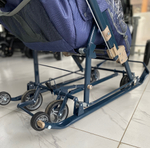 Коляска комбинированная «Ника Детям 7-8K» в ёлочку синий (арт. НД7-8K/1)