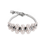 Браслет Coeur de Lion White 4871/30-1400 цвет белый, серебряный