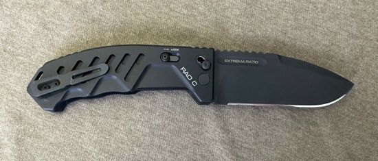 Нож Extrema Ratio RAO C (РАО Компакт) - сталь N690, рукоять черный алюминий