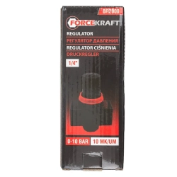 Регулятор давления воздуха 1/4''(F)x1/4''(F)(0-10bar,раб. температура 5°-60°) FORCEKRAFT FK-BR2000