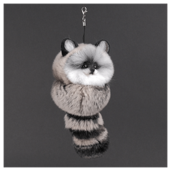 Брелок из меха «Енотик»