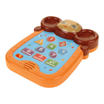 Планшет обучающий "Чебурашка" 90+ песен, стихов, звуков, блистер HT1436-R (Умка)