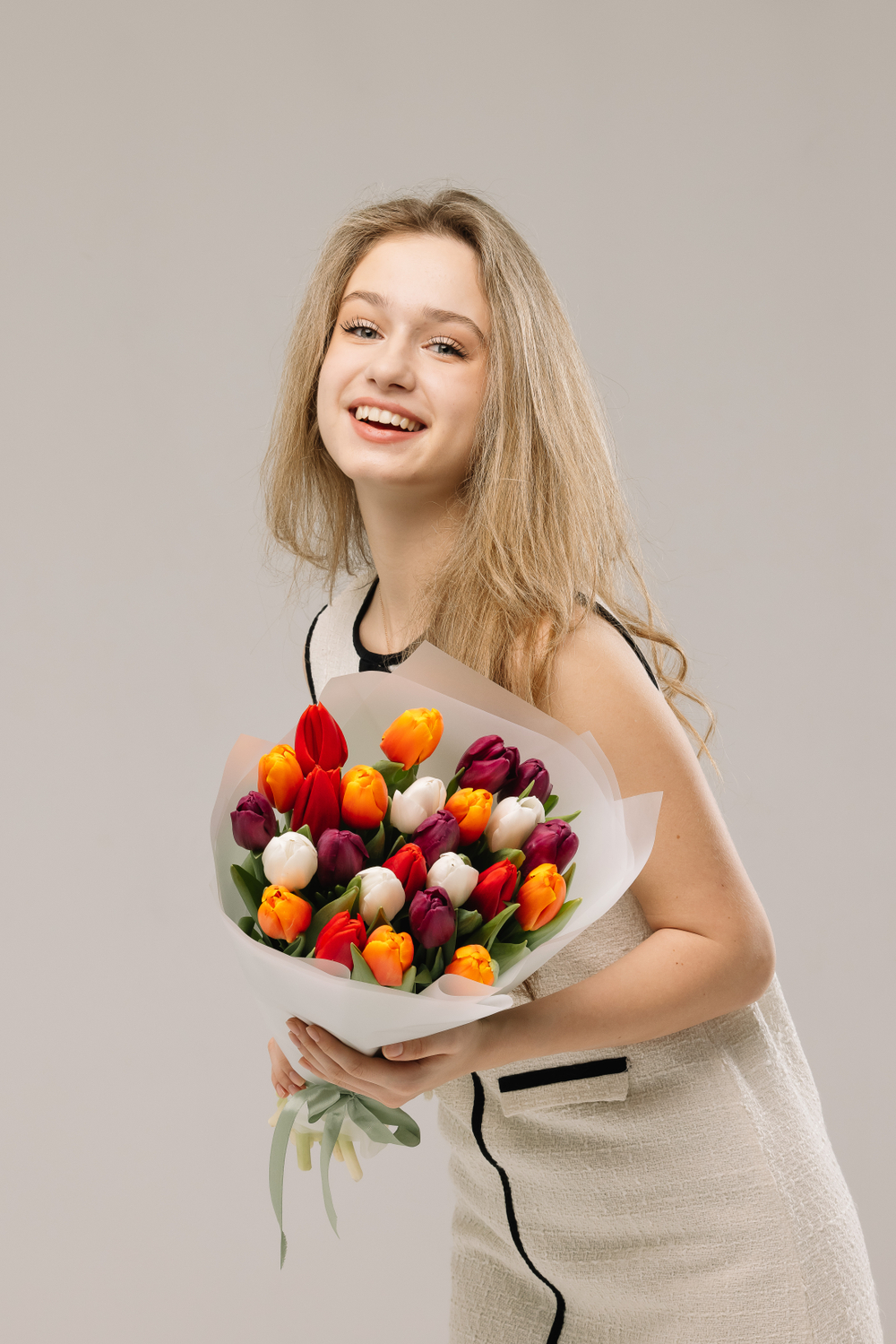 Микс 25 тюльпанов