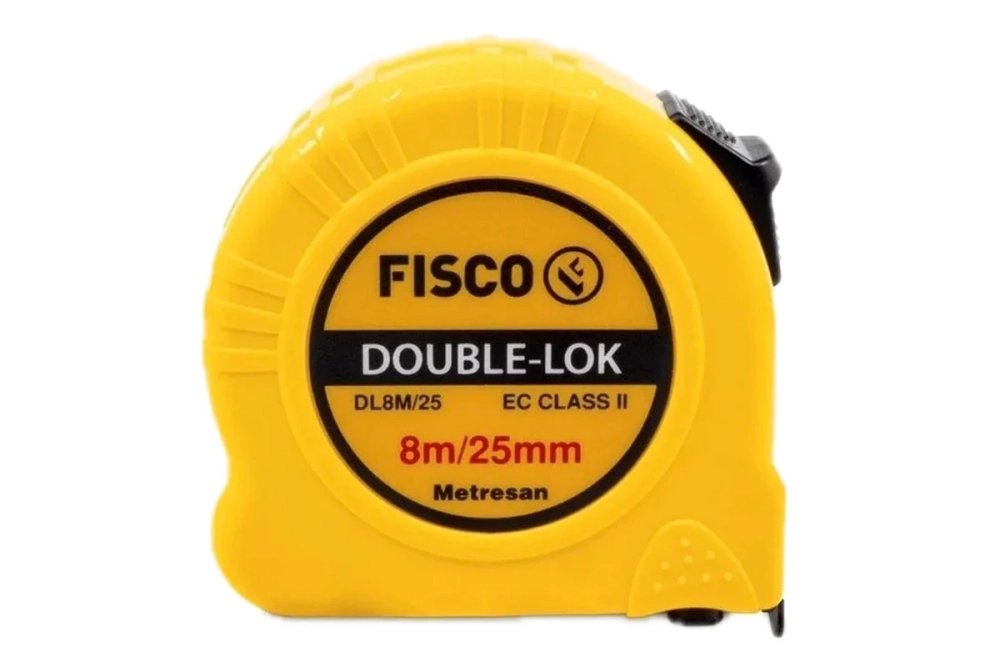 Рулетка Fisco Double-lok 8 м х 25 мм