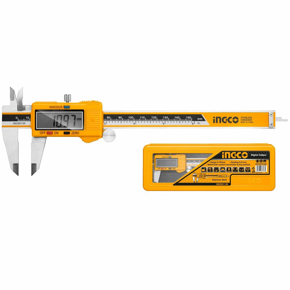 Штангенциркуль цифровой 0-150 мм INGCO HDCD01150