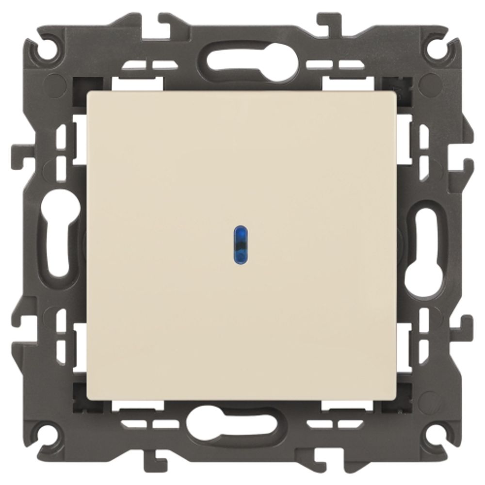 14-1102-02 ЭРА Выключатель с подсветкой, 10АХ-250В, IP20, Эра Elegance, сл.кость