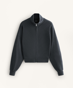 Oysho Куртка с асимметричной полосой из ткани с модалом, асфальтовый